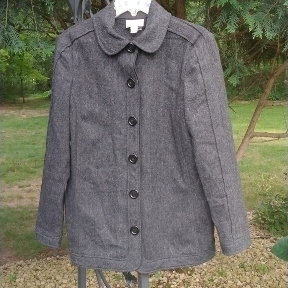 Talbot's women's  Grey, 100% wool jacket size 8 - Picture 10 of 10